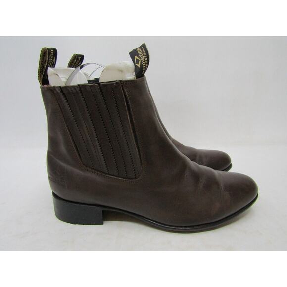Innovation Mens Size 9.5 D Brown Leather Chelsea Ankle Casual Boots main image 6